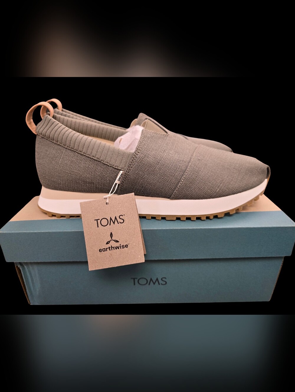 TOMS Knit Slip-On Alphargata Resident 2.0 In Veriver Gray